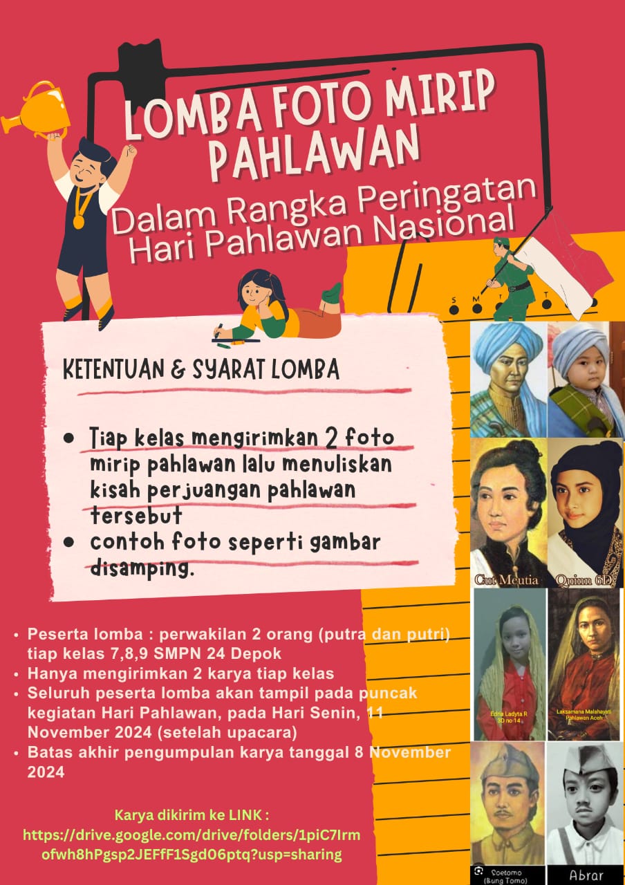 Lomba Foto Mirip Pahlawan
